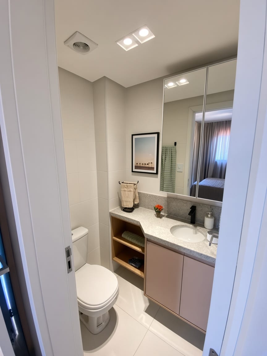 Lavabo do Smart Caminho das Árvores em Salvador, Caminho das Árvores